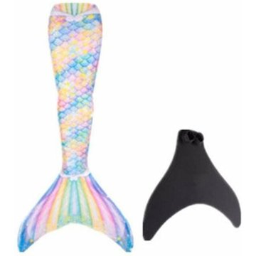 Queue de sirène renforcée pour la natation adulte, monopalme incluse - rose xl