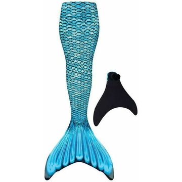 Queue de sirène renforcée pour la natation adulte, moNoëlllalme incluse - bleu m