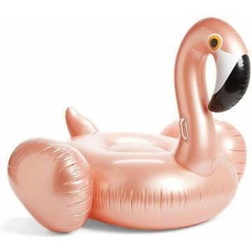Radeau de piscine gonflable AYYQH Ride on Pool Lounger Water Toy Fun (or rose)