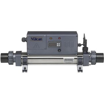 Réchauffeur Elecro Vulcan digital Titane 12kW Tri piscine hors-sol et enterrée