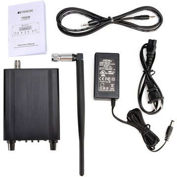 DMTOOL - Retekess TR508 Émetteur FM pour Drive-in Church Émetteur FM sans fil pour station stéréo à longue portée Drive-in Cinemas piscine