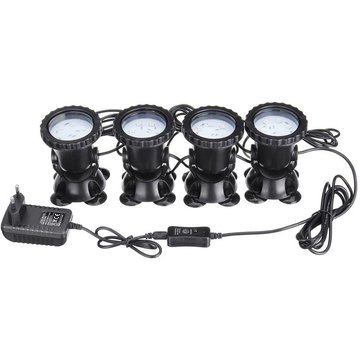 MOHOO Spot Lampe LED RGB Sous-Marine Piscine Fontaine Aquarium + Télécommande AC100-240V