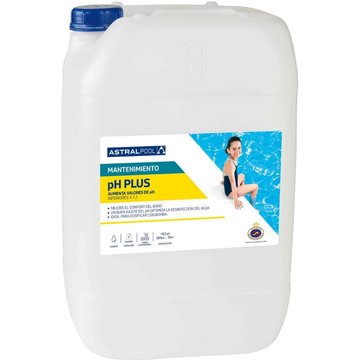 AstralPool - Régulateur d'augmentation de liquide pH-plus pour piscine (Bouteille de 25L)