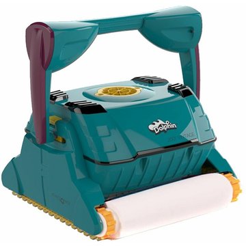 Robot de piscine dolphin 2001 vintage brosses mousse - fond parois ligne d'eau