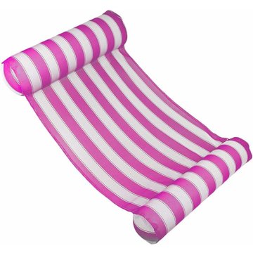 Rouge Pliage Portable Hamac Gonflable Piscine Harry - Lit Flottant Gonflable Hamac d'Eau, Flotteur Chaise Longue pour l'Été