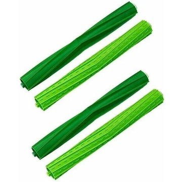 Rouleau de brosse de rechange pour aspirateur iRobot Roomba S9 (9150) S9+ S9 Plus (9550) Série S - Double brosse en caoutchouc (couleur : gris)