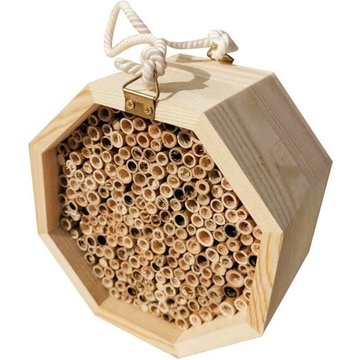 Ruche en bambou naturel fait à la main, maison de maon pour attirer les abeilles paisiblement, pollinisateurs pour le jardin,jaune clair