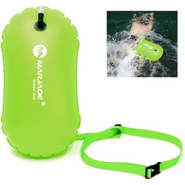 Sac de natation gonflable Airbag Étanche pvc Natation Snorkeling Life Buoy Float Bag jaune