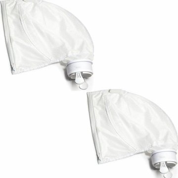 Sac à limon ER-SIICE adaptable Haute Qualité pour Polaris 280 ou 480 robot nettoyeur de piscine Superma, blanc, 2 pièces