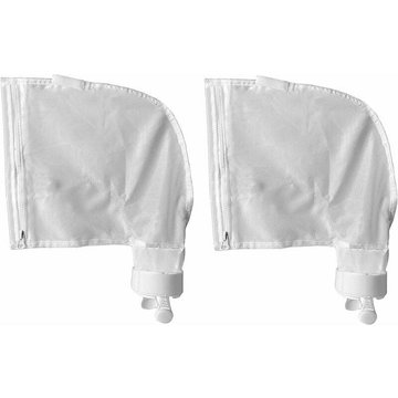 Sac pour Nettoyeur de Piscine pour Polaris 280, 480, Sacs a glissiere en Nylon Blanc Tout Usage(2pk)