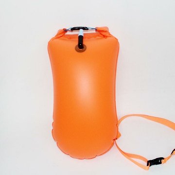 Sac étanche gonflable orange de remorquage de bouée de bain LEISEI, flotteur de natation sauvage, piscine, 1 pcs