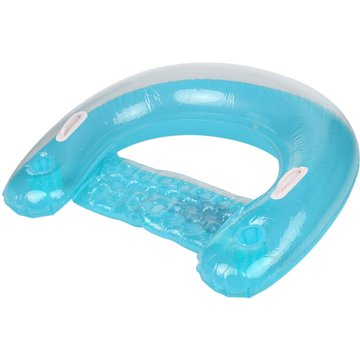 Tancyco - Salon de flotteur gonflable avec porte-gobelet chaise de flotteur de piscine chaise d'eau flotteurs de piscine jouets pour plage lac et