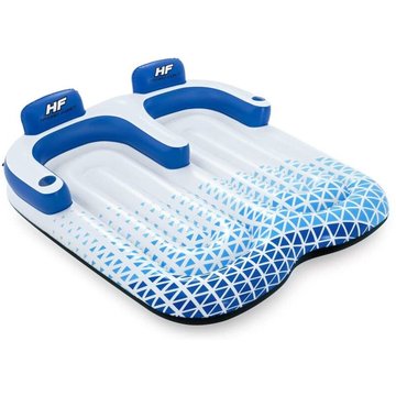 Salon flottant double ondulé Hydro-Force Indigo 183 cm Bestway piscine Multicolore