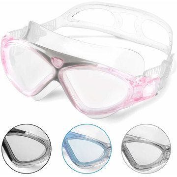 Ocxin - Lunettes de Natation Adultes Anti Buée Pas de Fuite Vue Claire Protection uv 180° Facile à Ajuster Lunettes de Natation Professionnelles