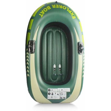 Seenlin Bateau Gonflable Piscine, Bateau de Pêche, Canoë Kayak d'Été pour Une Personne, Taille S, Vert