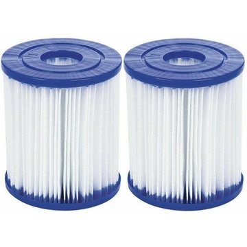 Trade Shop Traesio - Jeu de 2 filtres à cartouche pour pompes de 1 249 L/h remplacement piscine 58093