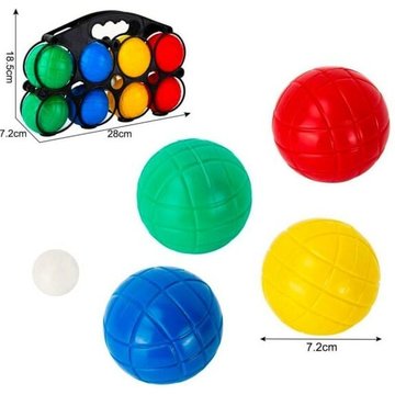 Trade Shop Traesio - Ensemble de Bols de Plage Amusants 28x18.5 cm 8 Bols Colorés Plus Balle pour Piscine