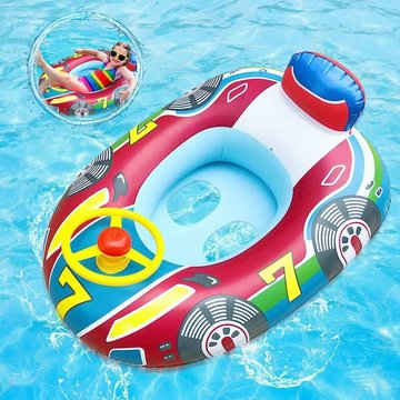 Siège Bébé Piscine WAHAISON, Bouée Piscine, Bouée Enfant, Piscine Gonflable Enfant, Bouée Piscine Bébé, Bouée Gonflable pour Enfant (Bleu)