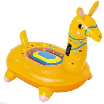 Bestway Piscine - Bouée Lama unie (jaune) pour enfants et adultes