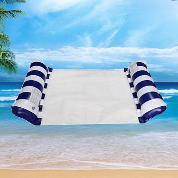 Seenlin Hamac Flottant Multi-Usage 4-en-1 pour Piscine, Flotteur Gonflable Inclinable et Pliable