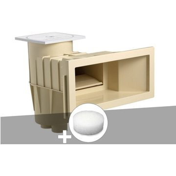 Hayward Pool Europe - Skimmer premium grande meurtrière sable pour piscine (liner) + Filtre pour paniers de skimmer PureFlow