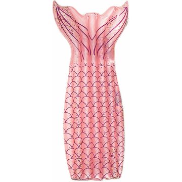 TUMALAGIA Bouée Flamant Rose Gold, Bouée Flamingo Piscine Gonflable Géant (Rose Sirène)