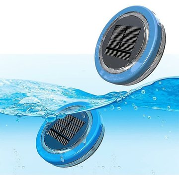 Lumière solaire LED submersible ER-SIICE, éclairage IP68 lampes sous-marines multicolore, lumières de baignoire étanche, lumière de piscine avec capteur