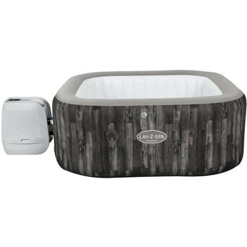 Spa gonflable Bestway Lay-Z-Spa Majorca - 104 x 65,5 x 67 cm - 4 à 6 places - Carré (Avec couverture, pompe, cartouche et diffuseur)