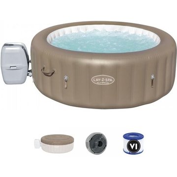 Bestway Spa Bain à remous à bulles Lay-Z Palm Springs 196x71cm massage - cartouche