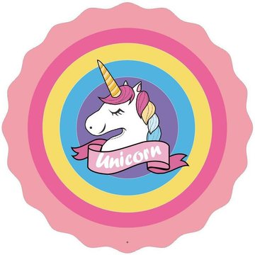 Splash Pad - Tapis d'arrosage pour Enfants et Chiens pour Jeux d'extérieur Arroseur d'eau d'été - Jeu de Jouets de Jardin - Licorne 1,7 mètres