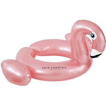 Anneau de Natation Flamant Rose Essentials, Piscine, PVC Rose, Ø 56 cm, Charge Max 50 kg, pour Enfants