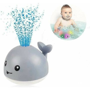 Spray Whale TUMALAGIA Jouet de bain lumineux pour bébé avec arroseur pour piscine et baignoire, pour enfants de 0 à 12 mois