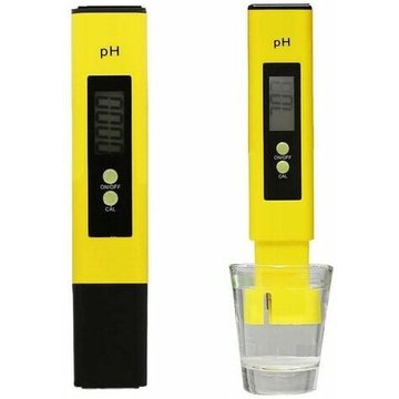 Stylo de test d'eau, stylo pH-mètre numérique avec bouton ATC, eau avec étalonnage automatique et plage de mesure 0,00-14,00