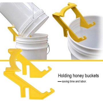 Support de seau en plastique pour apiculture, pour miel, Gallon, cadre de Support, outils de levage pour abeilles
