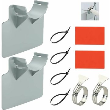 Support de Tuyau de Piscine SWYEOOT, 2 pcs Support pour Tuyau d'Eau de Piscine, Accessoire de Piscine, Support pour Tuyau d'Eau de Piscine 38mm, Outils de Piscine