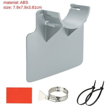 Support de tuyau de piscine 30-38mm, pour Intex Bestway, sortie de tuyau au sol avec attache de câble, accessoires de jardin,grey 04,CHINA