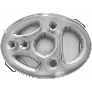 ER-SIICE - Support Gonflable de Boisson pour Piscine, Bar Flottant Piscine, Plateau Gonflable Spa, Porte-Verre Piscine - Porte-Gobelet