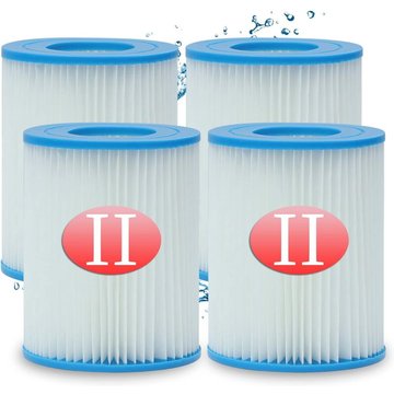 SVKBJROY - Cartouche de filtre de type II pour pompe de piscine Bestway, cartouche de filtre de remplacement pour Bestway 58094, capacité : 2006/3028