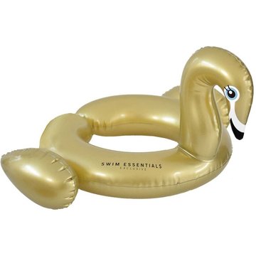 Anneau de Natation Cygne Split Essentials Ø 56 cm PVC Doré 50 kg Capacité de Charge Piscine Plaisir Bain Enfants