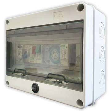 Tableau électrique de base pour piscine adapté à l'électrolyseur | 1 - 1,6 a