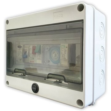 Tableau électrique de base pour piscine adapté à l'électrolyseur | 2 hp (6 - 10A)