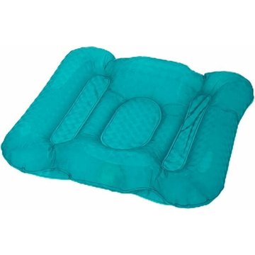 Tapis de bain gonflable pour tapis de jeu et d'activité, antidérapant, pliable - Soulagement de la pression - Pour spa, baignoire - Bleu