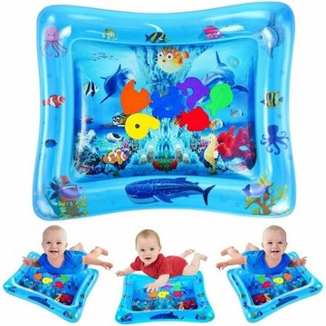 Tapis d'eau de bébé, Natte de Jeu d'eau pour Bébés et Tout-Petits, Jouets Sensoriels Parfaits pour Nouveau-nés Centre d'activités S'arêern