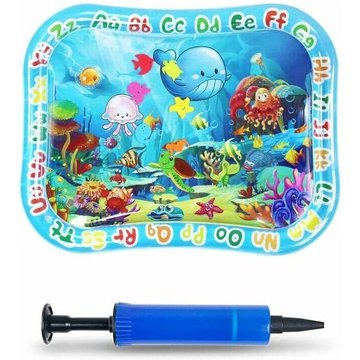 Tantue - Tapis deau Gonflable pour Bébé, Tapis de jeu Gonflable, jouet bebe tapis eau, tapis eau eveil bebe, Jeux Dactivités Amusantes Stimulation de