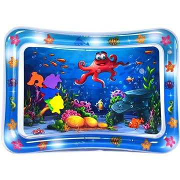 Cadeaux - Tapis d'Eau Gonflable pour Bébé, Tapis de Jeu Ventre Jouets sensoriels Jouet Bebe Tapis de Jeu Gonflable en pvc étanche pour stimuler la