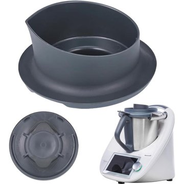 Tasse à Mesurer pour Thermomix TM6 TM5, Bouchon Doseur Compatible avec Thermomix Verre Doseur Amovible avec Échelle pour Thermomix TM5/TM6, Verre, DOLASO, Piscine
