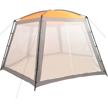 Tente de piscine en tissu 590x520x250 cm Gris - Vidaxl