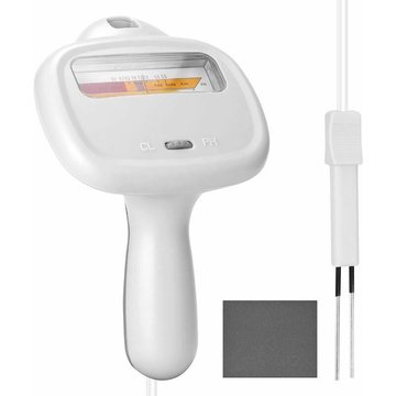 Testeur de pH et de chlore TUMALAGIA 2 en 1 pour la qualité de l'eau de piscine - Stylo portable
