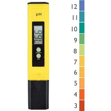 Testeur de pH Professionnel Boom, Fonction d'Étalonnage Automatique et Gamme de Mesure 0,00-14,00 pour Piscine, Eau Portable, Aquarium, Hydroponie et Plage