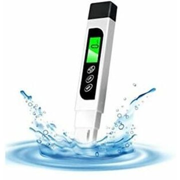 Testeur De Qualité De L'Eau, Précis Compteur Mètre Et Stylo De Test De Température Avec Rétro-Éclairé Pour L'Eau Potable, Hydroponie, Piscines,